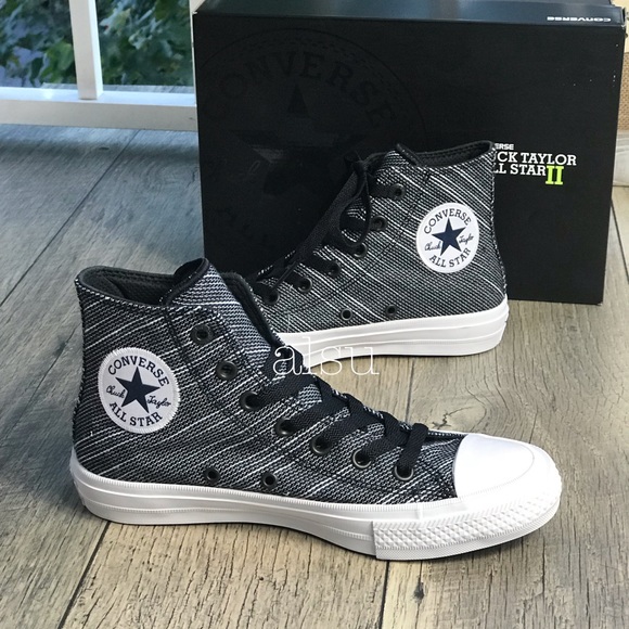 NWT Converse Ctas || HI Black/White WMNS AUTHENTIC - Picture 2 of 5